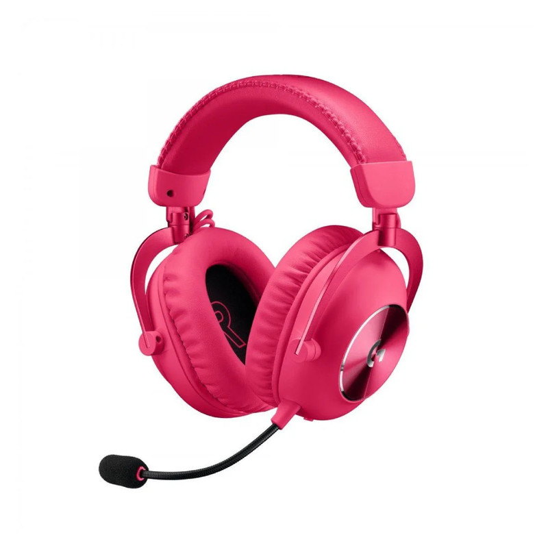 Logitech Pro X 2 LightSpeed Wireless Gaming Headset - Magenta - سماعة
